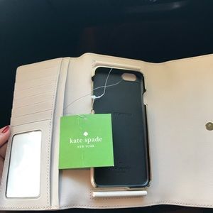 Kate spade wallet with phone case fits iPhone 6